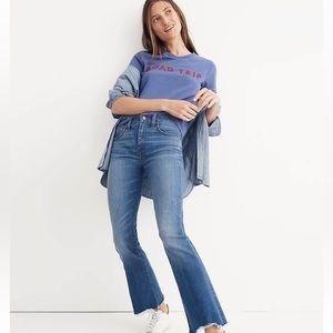 Madewell Cali Demi-Boot Jeans: Destructed-Hem Edition